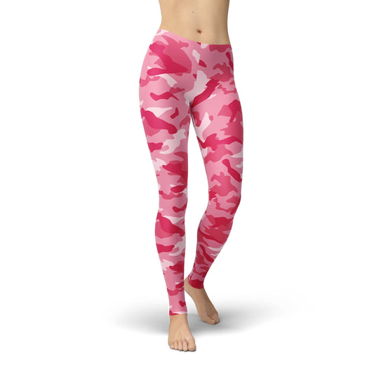Orange Poppy Leggings Jean Pink Camo Leggings