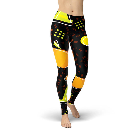 Orange Poppy Leggings Jean Witches Candies Leggings