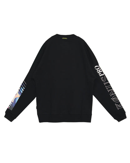 Lemon Hera Men's Clothing Konus Black Oversize Sweatshirt