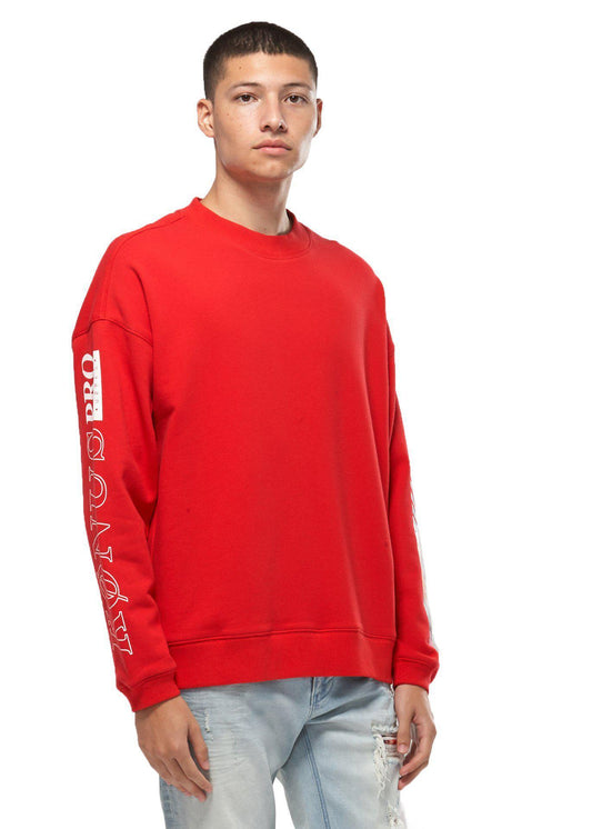 Lemon Hera Men's Clothing Konus Oversize Sweatshirt in Red