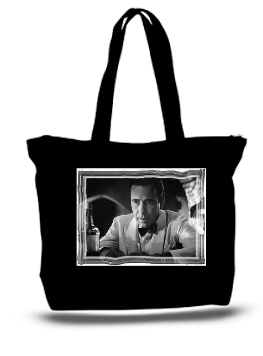 Red Europa Home Decor Large  Tote Grocery & Stuff Bag Casablanca