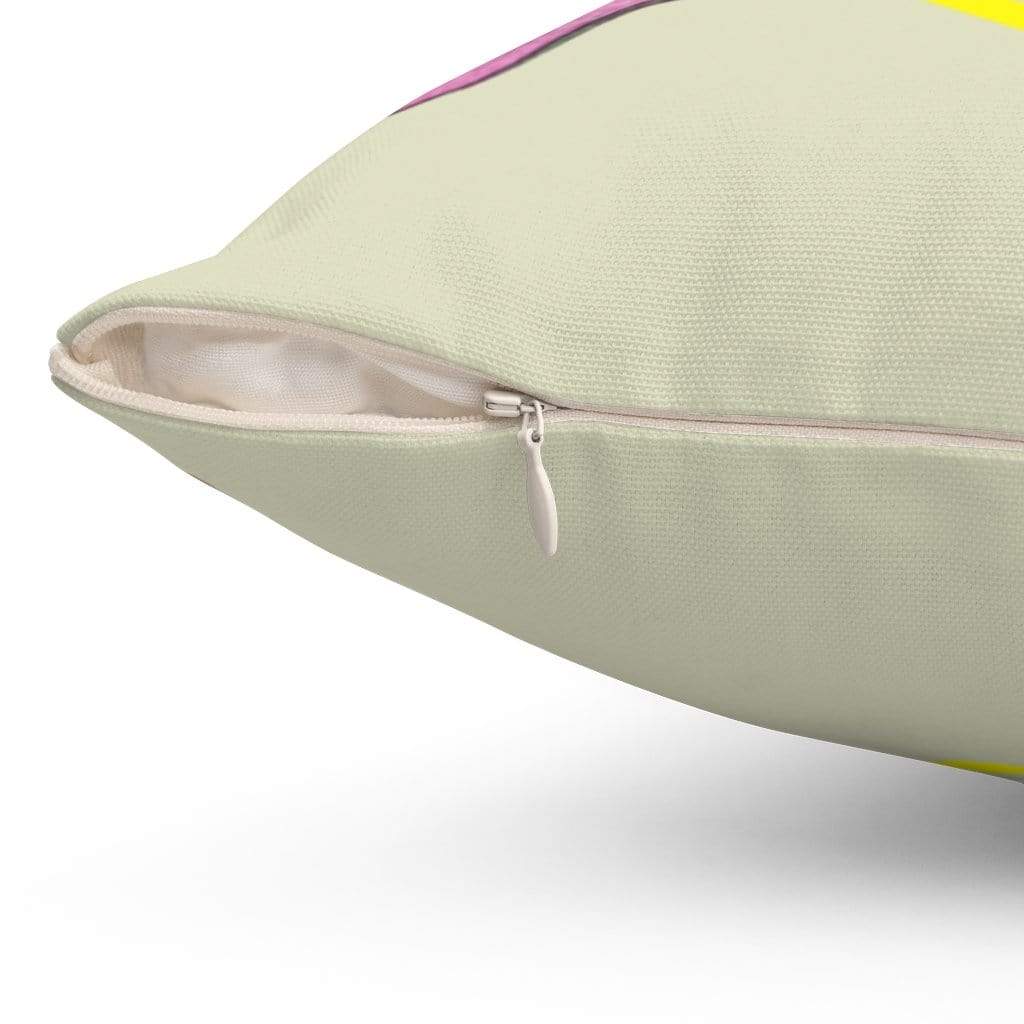 Yellow Pandora Home Decor Leaf Square Pillow Home Decoration Accents - 4 Sizes