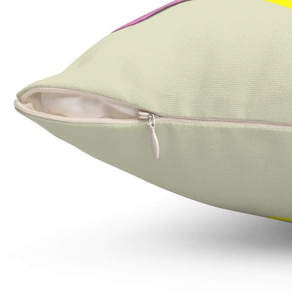 Yellow Pandora Home Decor Leaf Square Pillow Home Decoration Accents - 4 Sizes