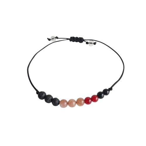 Purple Lily Jewelry & Watches Leo Sign ~ Choose a String Color ~ Black Onyx,