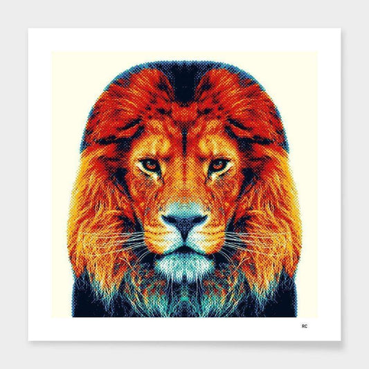 Scorpius Textiles & Pillows Lion - Colorful Animals  Cushion/Pillow