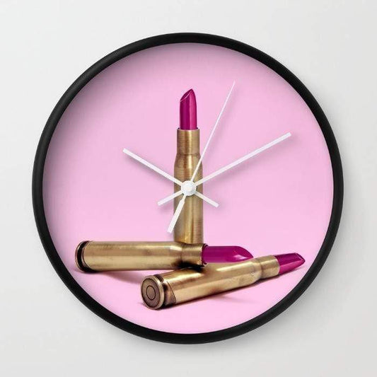 Scorpius Clocks LIPSTICK BULLET Wall clock