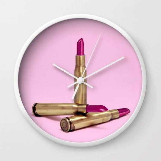 Scorpius Clocks LIPSTICK BULLET Wall clock