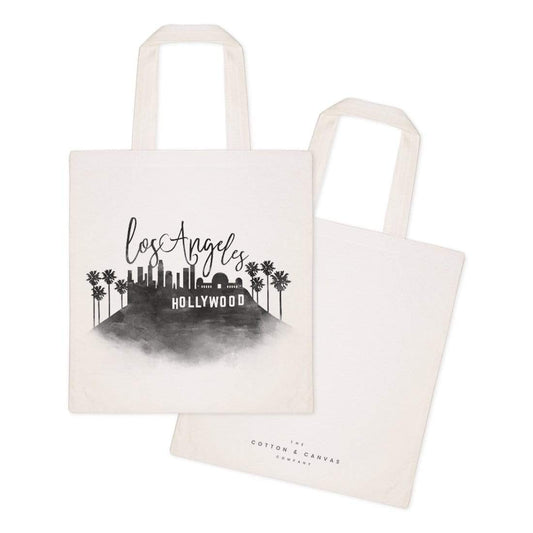 Turquoise Andromeda Totes & Beach Bags Los Angeles Cityscape Tote Bag