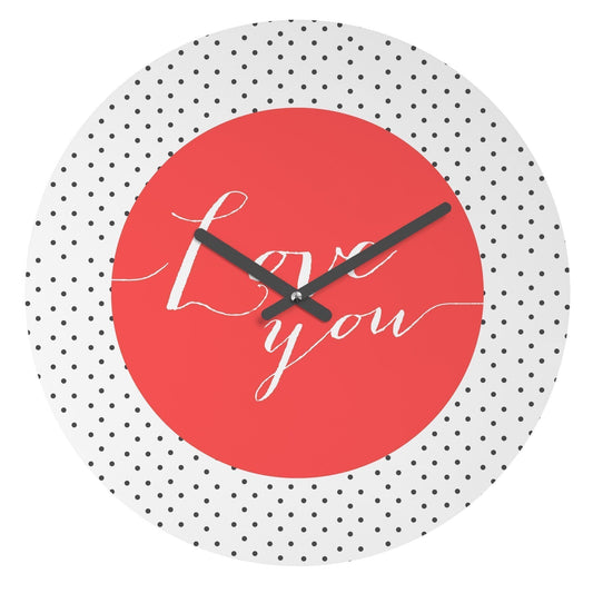 Scorpius Clocks LOVE YOU WALL CLOCK