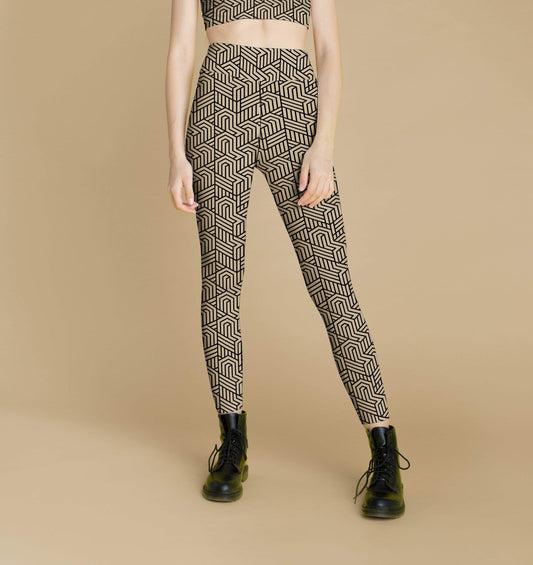 Lavender Millie Activewear Mandala leggings, Capris and Shorts