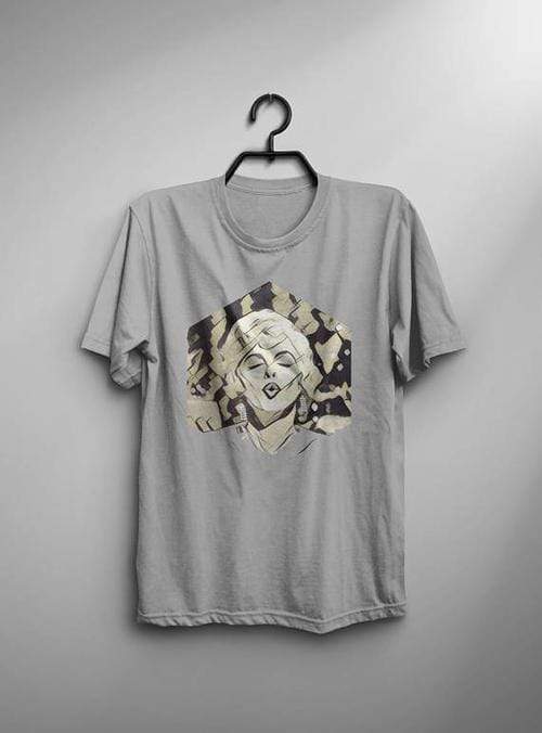 Green Lucky Men's Clothing Marilyn Monroe Men's White Tee