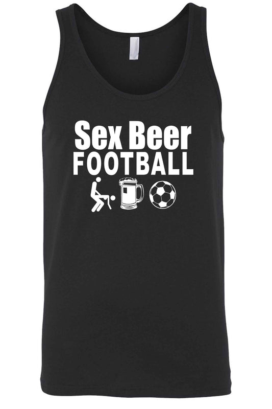 Sunflower Tank Tops Men's Sx Beer Football Tank Top Shirt