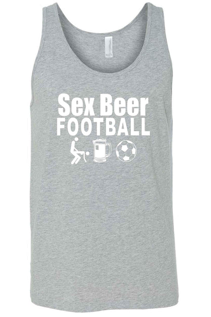 Sunflower Tank Tops Men's Sx Beer Football Tank Top Shirt