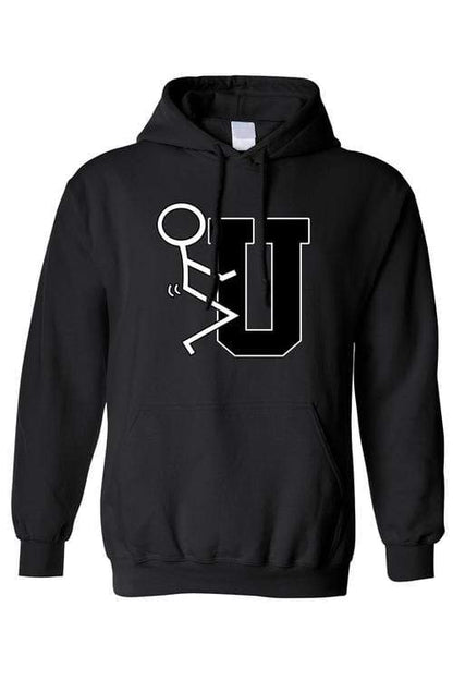 Sunflower Men's Clothing Men's/Unisex Stick Figure F*ck U Pullover Hooded