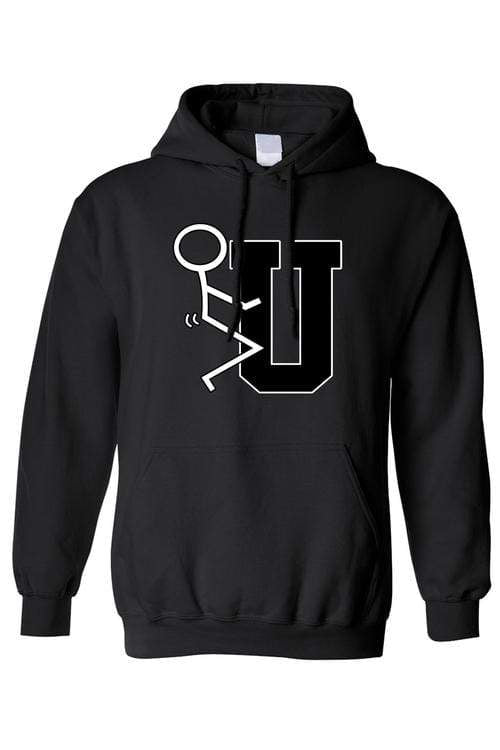 Sunflower Men's Clothing Men's/Unisex Stick Figure F*ck U Pullover Hooded