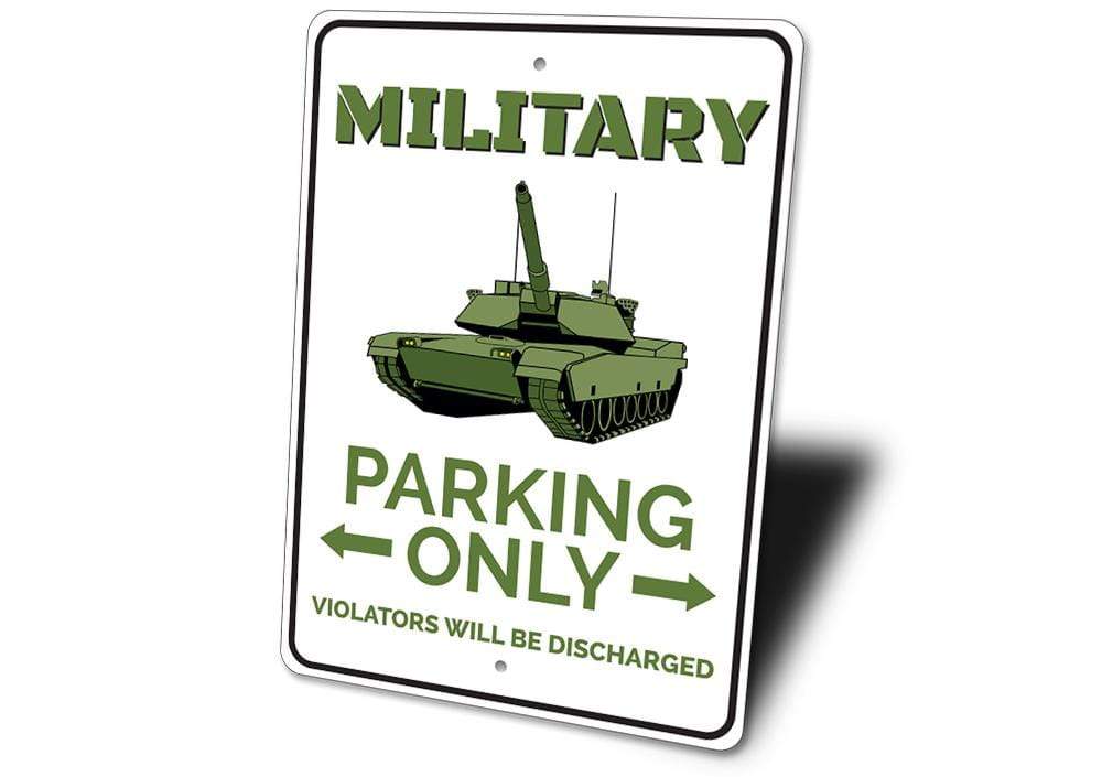 Orchid Eurybia Home Decor Military Parking Sign