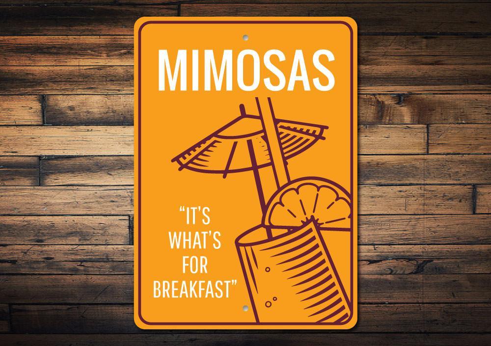 Orchid Eurybia Home Decor Mimosas Sign