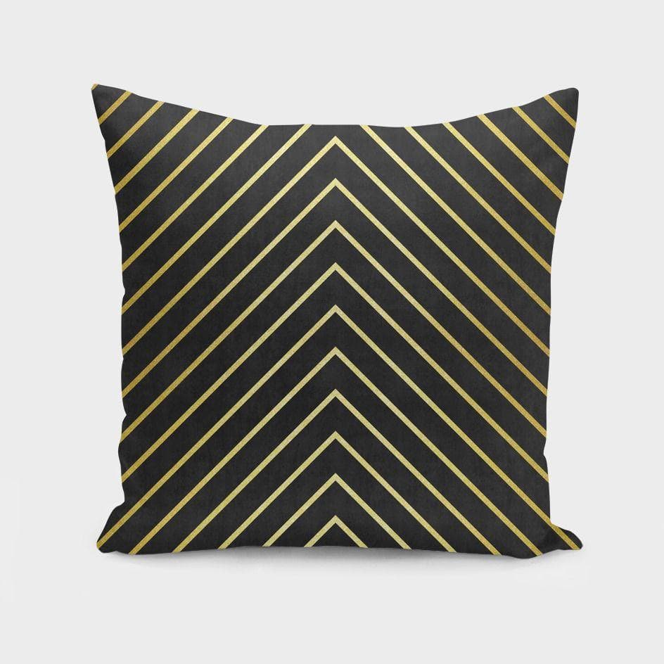 Scorpius Textiles & Pillows Minimalist and golden art Cushion/Pillow