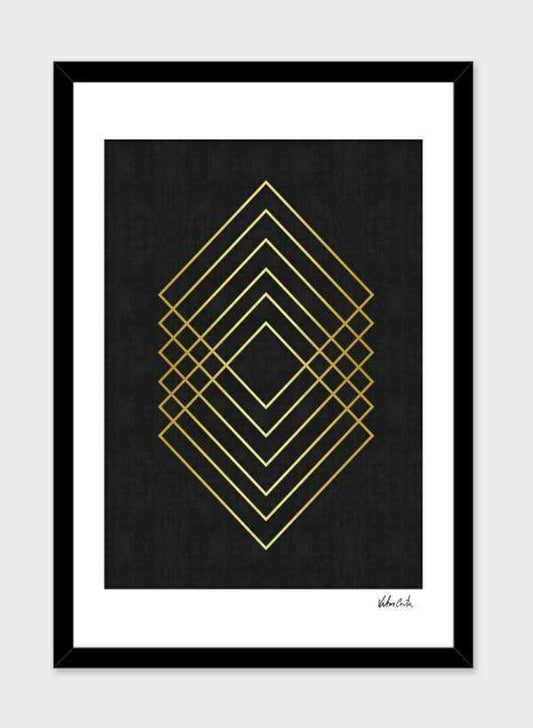 Scorpius Home Decor Minimalist and golden art I  Frame