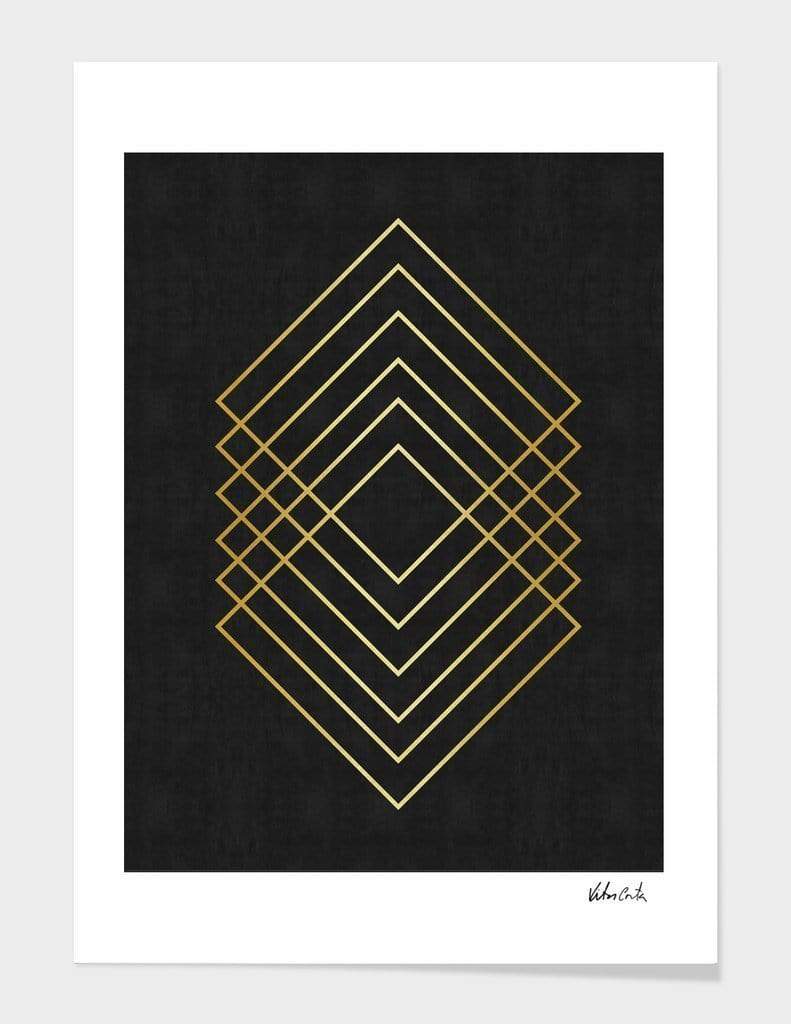 Scorpius Home Decor Minimalist and golden art I  Frame