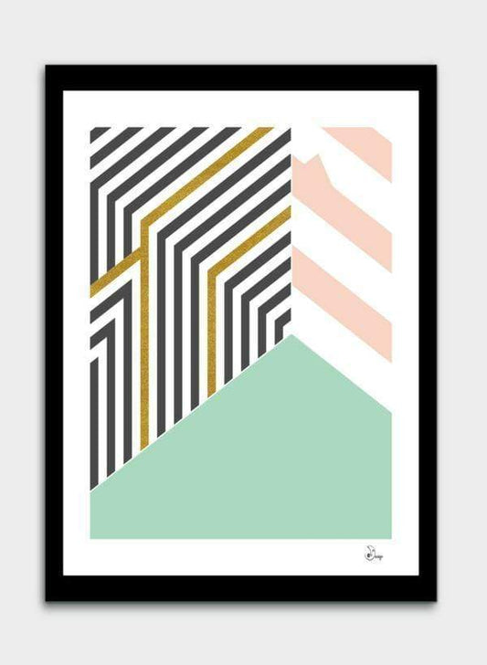 Scorpius Home Decor Mint&Gold Room   Frame