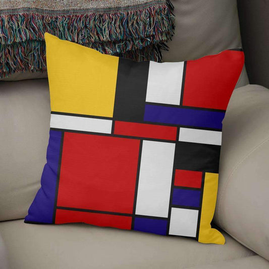 Scorpius Textiles & Pillows Mondrian De Stijl Art Movement Pillow