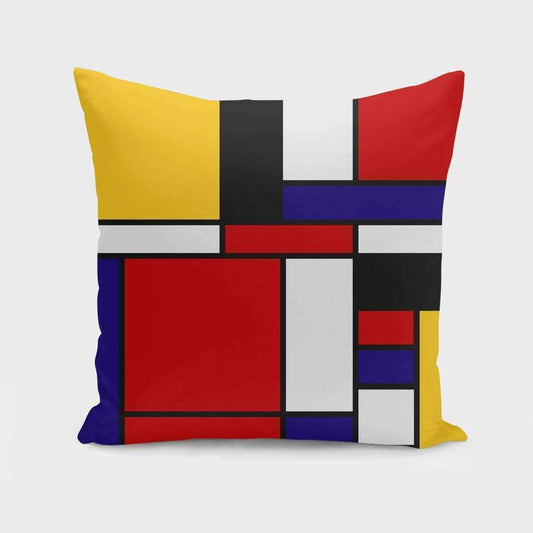 Scorpius Textiles & Pillows Mondrian De Stijl Art Movement Pillow
