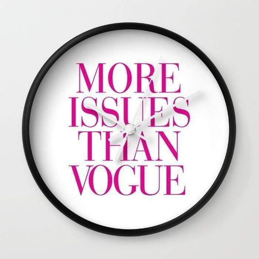 Scorpius Clocks More Issues than Vogue  Wall clock