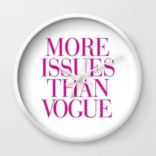 Scorpius Clocks More Issues than Vogue  Wall clock