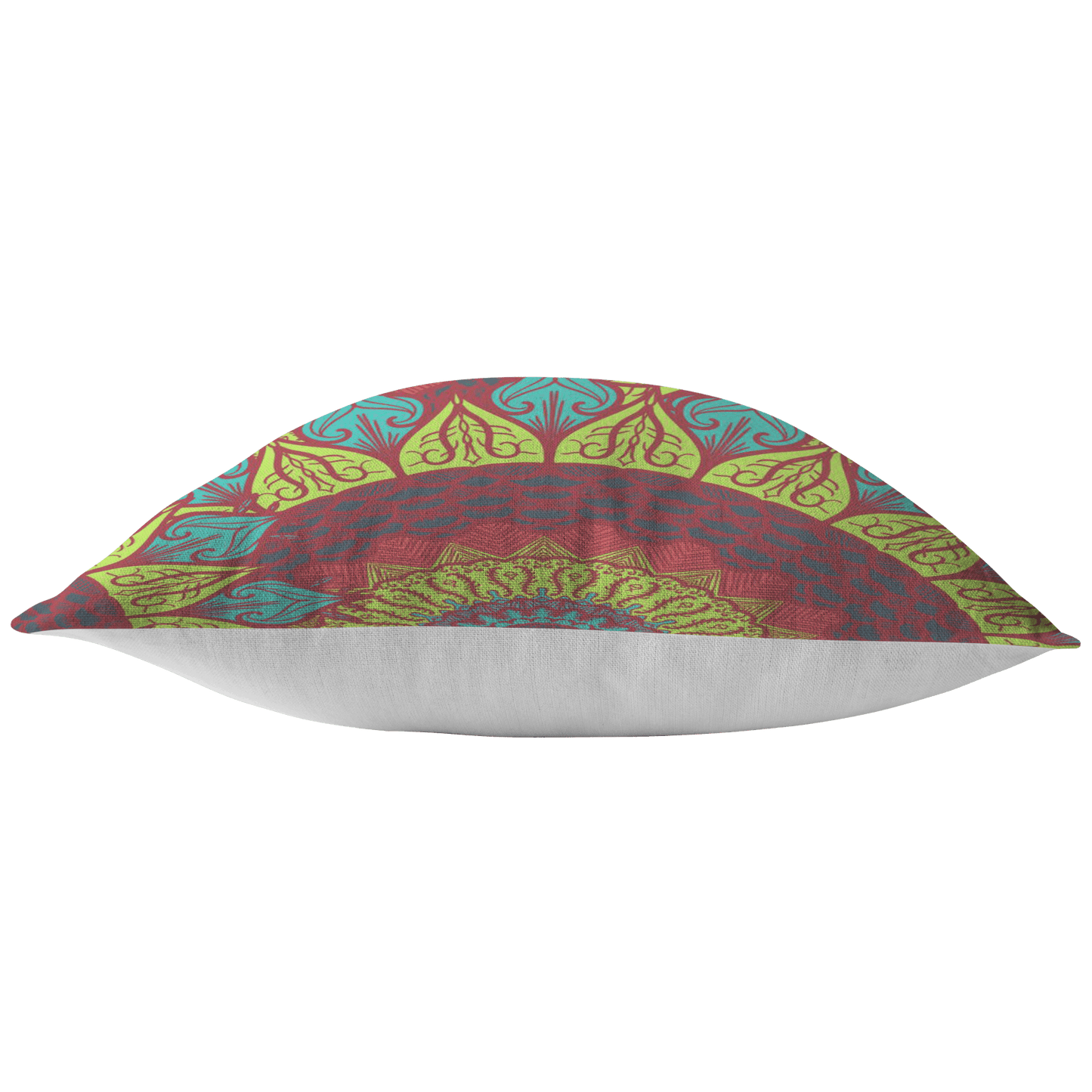 Gold Sooty Textiles & Pillows Moroccan Style Blue Green Mandala Decorative Pillow, Living room