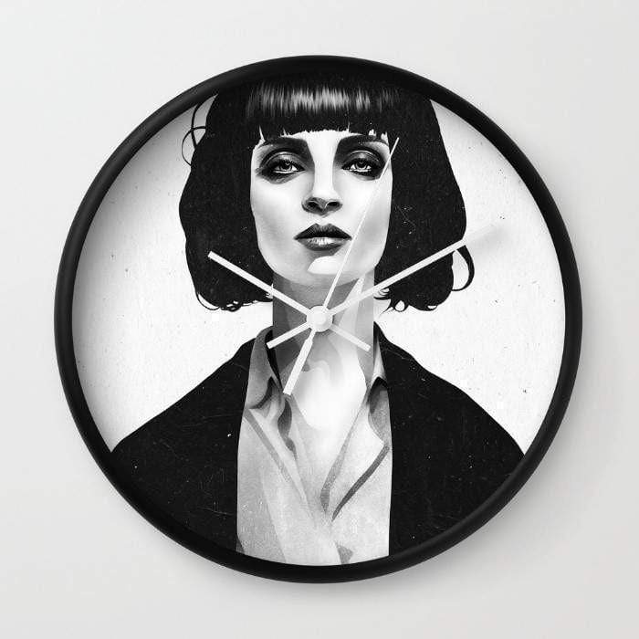 Scorpius Clocks Mrs Mia Wallace Wall clock