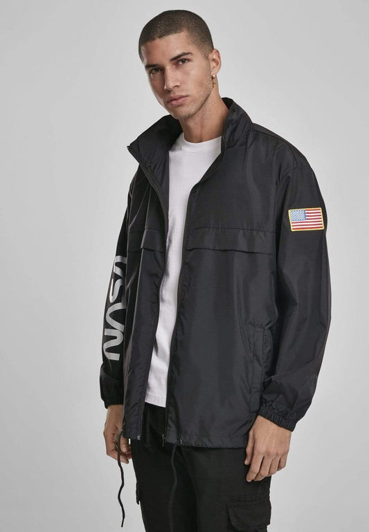 Callisto Men's Clothing NASA Signature Nylon Windbreaker