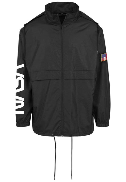 Callisto Men's Clothing NASA Signature Nylon Windbreaker