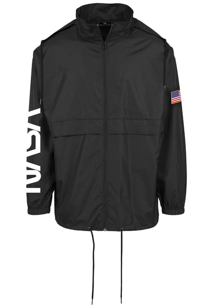 Callisto Men's Clothing NASA Signature Nylon Windbreaker