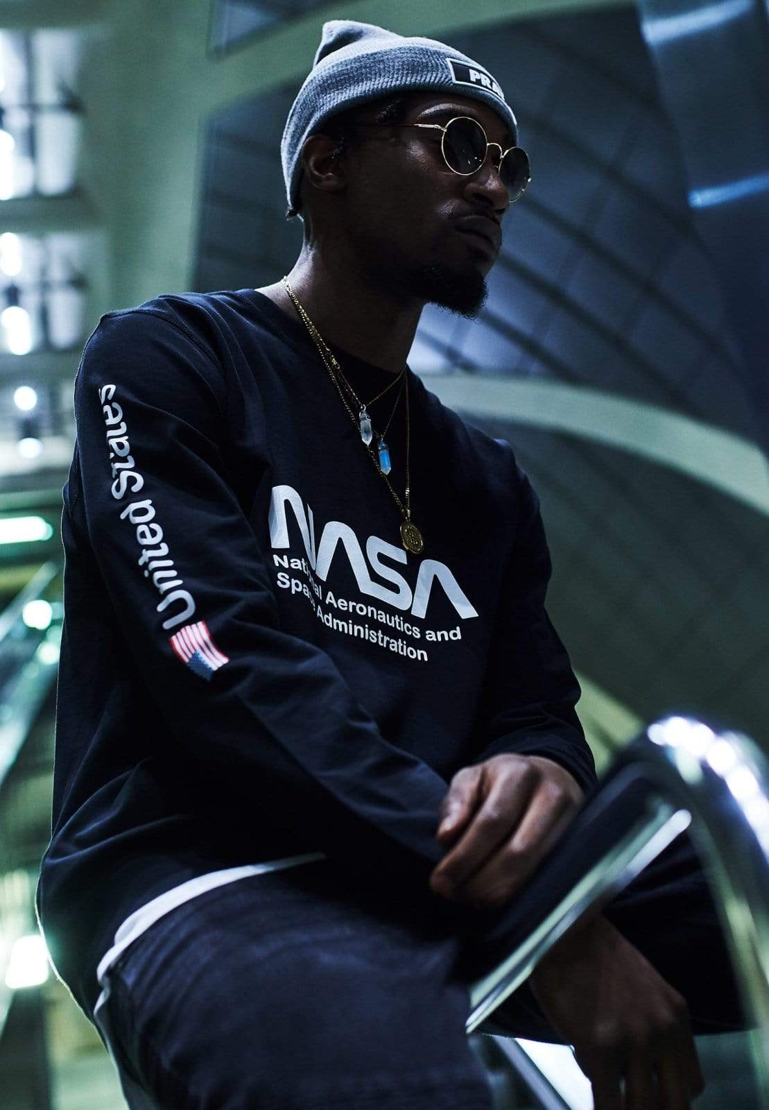 Callisto Men's Clothing NASA United States Longsleeve