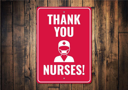 Orchid Eurybia Home Decor Nurse Thank You Sign