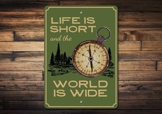 Orchid Eurybia Home Decor Old Compass Sign