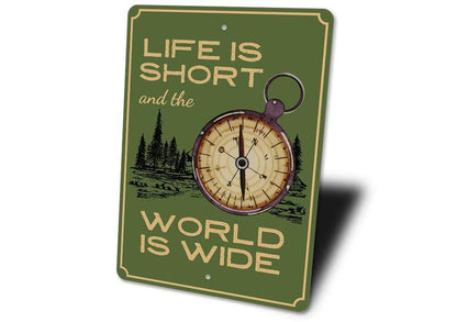 Orchid Eurybia Home Decor Old Compass Sign