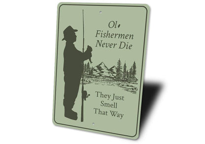 Orchid Eurybia Home Decor Old Fisherman Sign