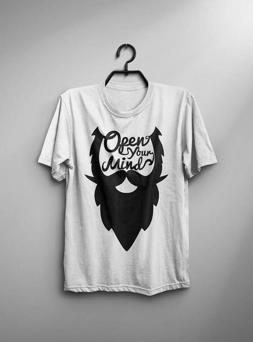 Green Lucky Men's Clothing Open Mind Men's Tee