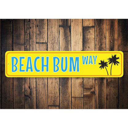 Orchid Eurybia Home Decor Palm Tree Beach Bum Way Sign