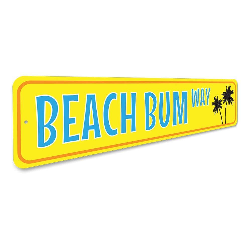 Orchid Eurybia Home Decor Palm Tree Beach Bum Way Sign