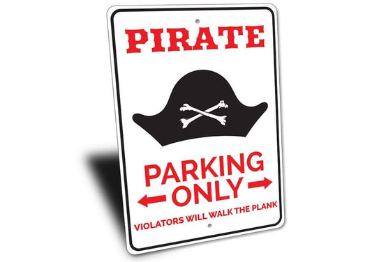 Orchid Eurybia Home Decor Pirate Parking Sign