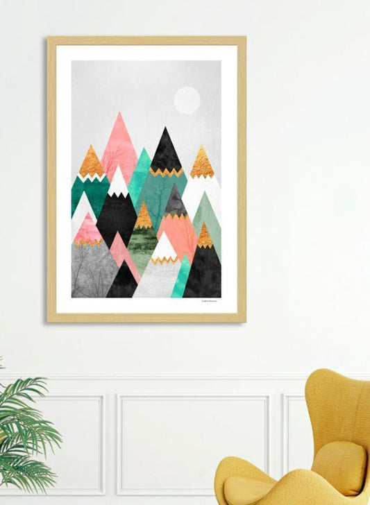 Scorpius Home Decor Pretty Mountains  Frame