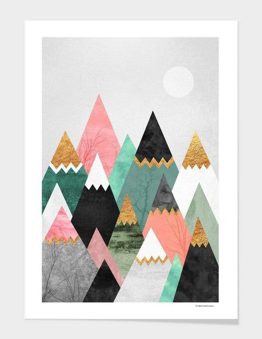 Scorpius Home Decor Pretty Mountains  Frame