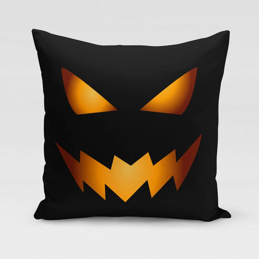 Orange Poppy Textiles & Pillows Pumpkin Face Pillow Cover