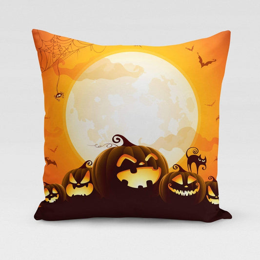 Orange Poppy Textiles & Pillows Pumpkin Moon Pillow Cover