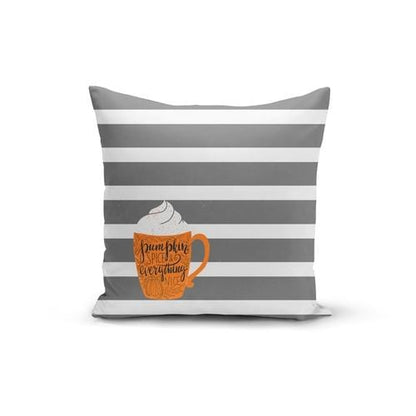 Orange Poppy Textiles & Pillows 16x16 / Multicolored Pumpkin Spice, Everything Nice Pillow Cover