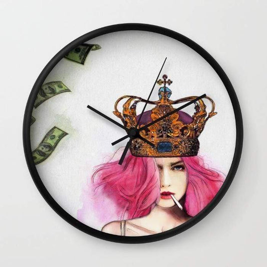Scorpius Clocks Queen Bitch Wall clock