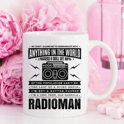 Magenta Shadow Home & Garden Radioman Coffee Mug - Radioman Mug Gift - Radioman